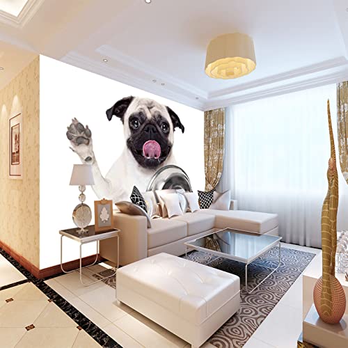 Tapeten Wandbild Hund 3D Wandtapete Fototapete Tapete Für Baby Kinder Kinderzimmer Wandmalereien 350cm×256cm(Breite x Höhe) von HYMZHL
