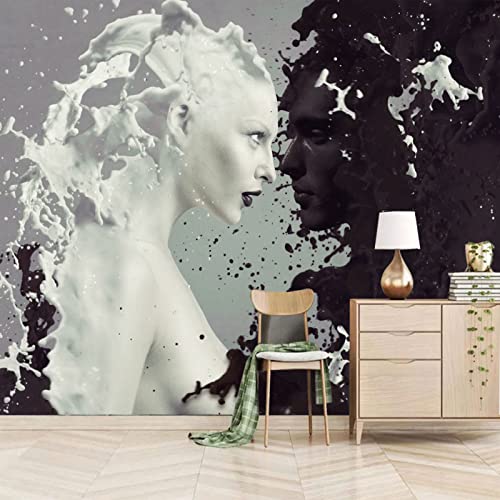 Tapeten Wandbild Männer und Frauen 3D Wandtapete Fototapete Tapete Für Baby Kinder Kinderzimmer Wandmalereien 200cm×140cm(Breite x Höhe) von HYMZHL