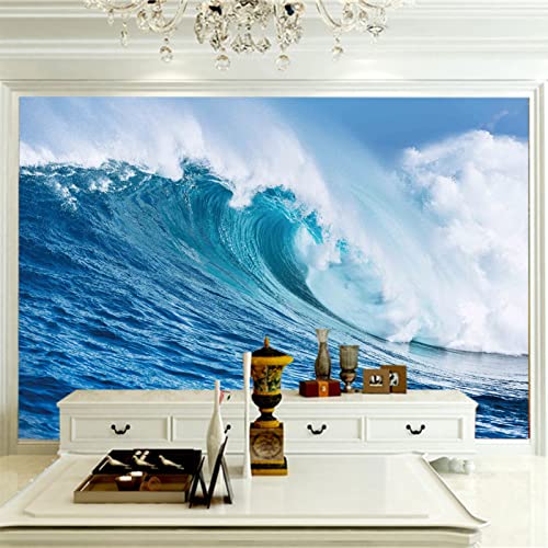 Tapeten Wandbild Wellen 3D Wandtapete Fototapete Tapete Für Baby Kinder Kinderzimmer Wandmalereien 430cm×300cm(Breite x Höhe) von HYMZHL