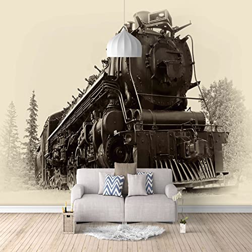 Tapeten Wandbild Zug 3D Wandtapete Fototapete Tapete Für Baby Kinder Kinderzimmer Wandmalereien 200cm×140cm(Breite x Höhe) von HYMZHL