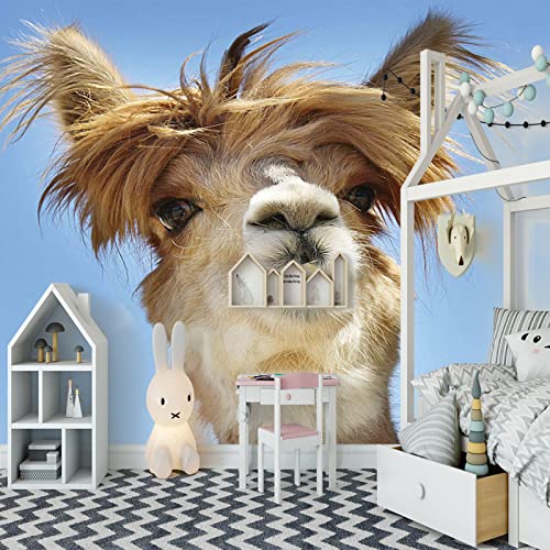 Vlies Fototapete Alpa 3D Foto Tapete Schlafzimmer Wohnzimmer Moderne Vliestapete Wandtapete Motivtapeten Effekt Wand Dekoration 250cm×175cm(Breite x Höhe) von HYMZHL