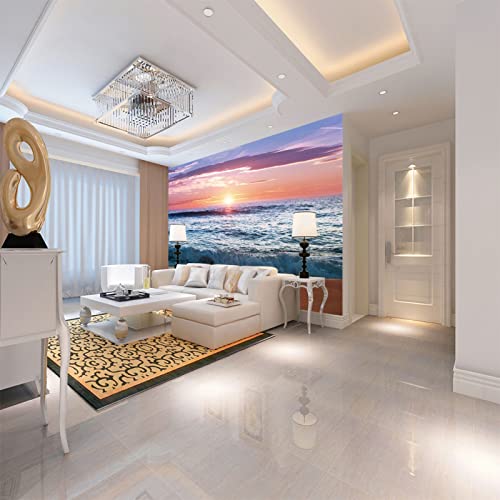 Vlies Fototapete Meer Fototapete 3D Foto Tapete Schlafzimmer Wohnzimmer Moderne Vliestapete Wandtapete Motivtapeten 3d Effekt Wand Dekoration 250cm×175cm(Breite x Höhe) von HYMZHL