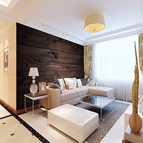 Vlies Fototapete Planke Fototapete 3D Foto Tapete Schlafzimmer Wohnzimmer Moderne Vliestapete Wandtapete Motivtapeten 3d Effekt Wand Dekoration 400cm×280cm(Breite x Höhe) von HYMZHL