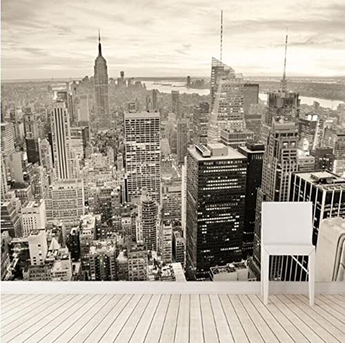 Vlies Fototapete Stadt Fototapete 3D Foto Tapete Schlafzimmer Wohnzimmer Moderne Vliestapete Wandtapete Motivtapeten 3d Effekt Wand Dekoration 150cm×105cm(Breite x Höhe) von HYMZHL