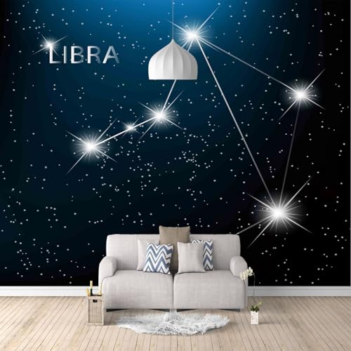 Vlies Fototapete Sternenhimmel Fototapete 3D Foto Tapete Schlafzimmer Wohnzimmer Moderne Vliestapete Wandtapete Motivtapeten 3d Effekt Wand Dekoration 150cm×105cm(Breite x Höhe) von HYMZHL