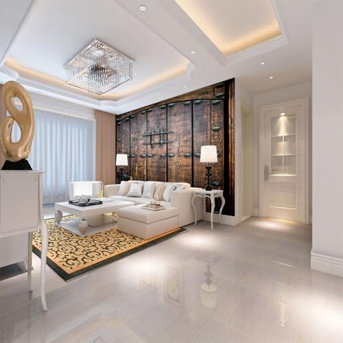 wandmalerei 3d Holztür Tapeten Wandbild wohnzimmer tapete schlafzimmer wanddekoration aufkleber heimdekoration wandkunst 200cm×140cm(Breite x Höhe) von HYMZHL