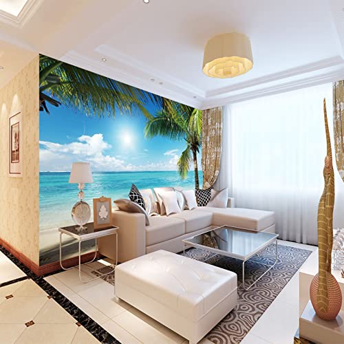 wandmalerei 3d Meer Tapeten Wandbild wohnzimmer tapete schlafzimmer wanddekoration aufkleber heimdekoration wandkunst 200cm×140cm(Breite x Höhe) von HYMZHL
