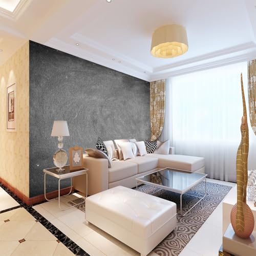 wandmalerei 3d grau Tapeten Wandbild wohnzimmer tapete schlafzimmer wanddekoration aufkleber heimdekoration wandkunst 200cm×140cm(Breite x Höhe) von HYMZHL