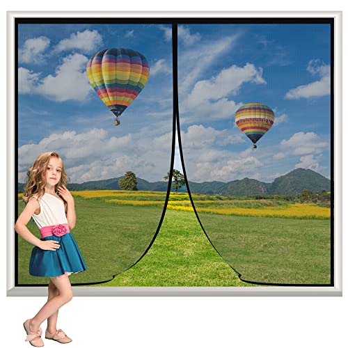 Magnet Fliegengitter Schwarz 60x90cm Moskitonetz Dachfenster Fliegenschutzgitter Magnetischer Fliegenvorhang Moskitonetz ohne Bohren für Wohnzimmer Balkontür Magnet Fliegengitter Schwarz 60x90cm Moskitonetz Dachfenster Fliegenschutzgitter Magnetischer Fliegenvorhang Moskitonetz ohne Bohren für Wohnzimmer Balkontür von HYNSERV