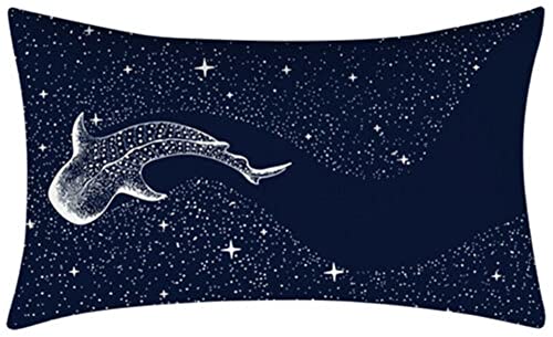 1er Set Dekorativ Kissenbezug Kissenhülle Baumwolle Leinen 35x55cm Wal Sternenhimmel S142 Quadrat Doppelseitig Kissenbezüge mit Unsichtbarem Reißverschluss für Sofa Büro Home 1er Set Dekorativ Kissenbezug Kissenhülle Baumwolle Leinen 35x55cm Wal Sternenhimmel S142 Quadrat Doppelseitig Kissenbezüge mit Unsichtbarem Reißverschluss für Sofa Büro Home von HYNY