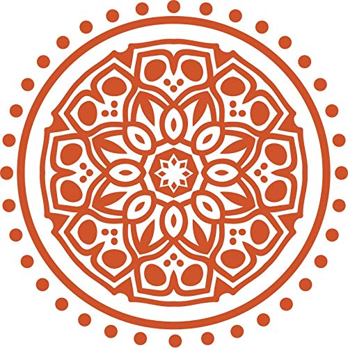 HYO Indian Vinyl, Orange, 150 x 150 cm von HYO
