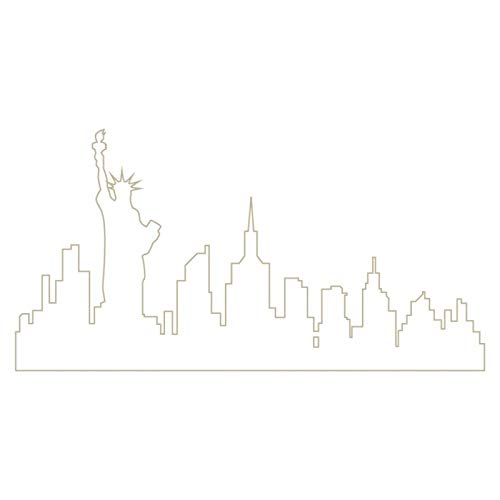 HYO New York Vinylfolie, beige, 95 x 50 cm von HYO