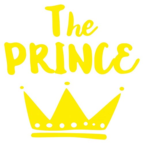 HYO The Prince Vinyl, Gelb, 100 x 100 cm von HYO