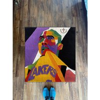 Kobe Art Rug/Hypebeast Teppich 1 Of Legendärer Basketball Spieler Wandbehang Weihnachtsgeschenk Geschenk Für Ihn 36 Inch von HYPECULTURECo