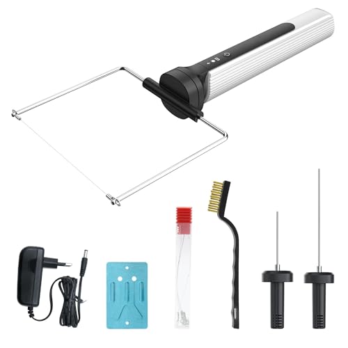 HYPEJET 3-In-1 Elektrischer Styroporschneider, 100-240V/15W Heißdrahtschneider, Heißdrahtschneider für Schaum und Schaumkleber, Weiß HYPEJET 3-In-1 Elektrischer Styroporschneider, 100-240V/15W Heißdrahtschneider, Heißdrahtschneider für Schaum und Schaumkleber, Weiß von HYPEJET