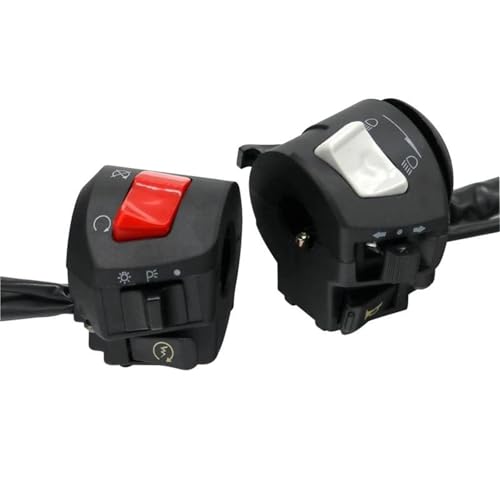 Control Switch Motorrad Griff Bar Links Rechts Schalter Horn Blinker Scheinwerfer Elektrische Start Lenker Controller Schalter Zubehör Control Switch Motorrad Griff Bar Links Rechts Schalter Horn Blinker Scheinwerfer Elektrische Start Lenker Controller Schalter Zubehör von HYPERICIN