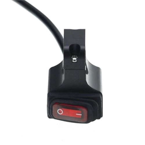 Motorrad CNC Aluminiumlegierung On-Off 7/8" Lenker Scheinwerfer Schalter Kits Für Sport Dirt Elektrofahrrad Control Switch Zubehör(2) von HYPERICIN