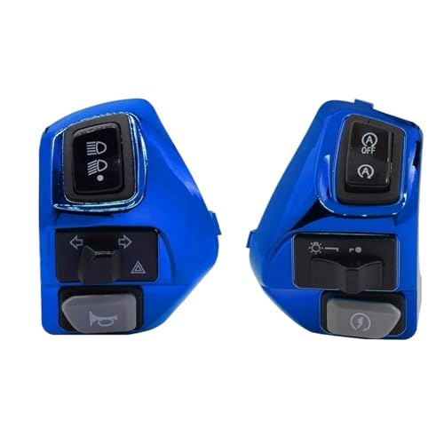 Motorrad Schalter Motorrad Hupenknopf Blinker Start Lenker Controller Schalter Für Ya&ma&ha Für NVX 155 125 AEROX 155 Lenker Control Switch(2) von HYPERICIN