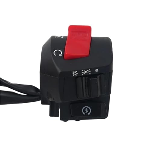 Scheinwerfer Start Schalter 22mm Motorrad Lenker Links Rechts Schalter Horn Blinker Scheinwerfer Elektrische Start Lenker Controller Schalter(3) von HYPERICIN