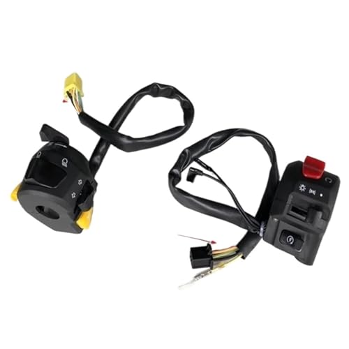 Scheinwerfer Start Schalter Motorrad 7/8 "22mm Lenker Horn Hohe Abblendlicht Blinker Schalter Steuerung Für Suzuki(4) von HYPERICIN