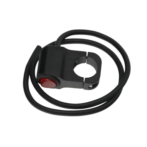 Scheinwerfer Start Schalter Universal Motorrad 12V Schwarz Schalter Aluminium-legierung Lenker Scheinwerfer Nebel Spot Licht Ein Aus Schalter von HYPERICIN