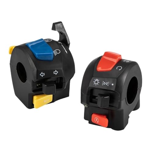 Scheinwerferschalter 1 Paar 22mm Motorrad Lenker Control Schalter Horn Blinker Scheinwerfer Start Schalter Push Button Für Suzuki Für EN125 HJ150 Scheinwerferschalter 1 Paar 22mm Motorrad Lenker Control Schalter Horn Blinker Scheinwerfer Start Schalter Push Button Für Suzuki Für EN125 HJ150 von HYPERICIN
