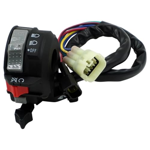 Scheinwerferschalter Linker Lenkerschalter Motor Start Run Off Scheinwerfer Für Ya&ma&ha Für Raptor 350 660R von HYPERICIN