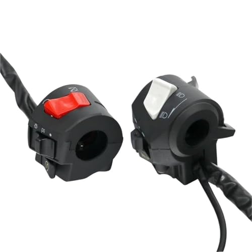 Stator Coil Motorrad ABS Kunststoff Links Rechts Lenker Schalter 22mm Horn Blinker Licht Elektrische Start Controller Schalter von HYPERICIN