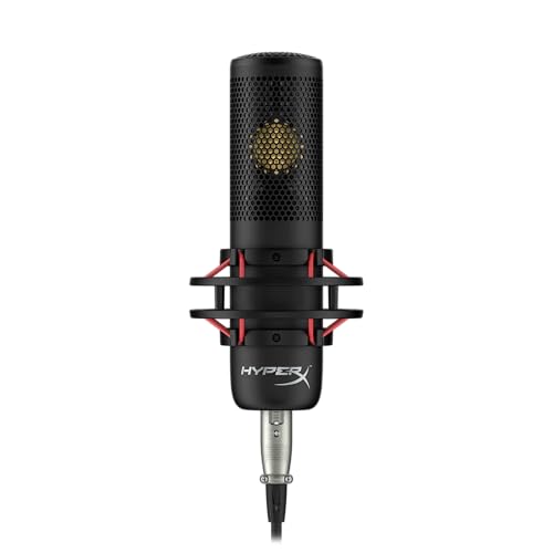 HyperX ProCast – Großmembran-Kondensatormikrofon, XLR-Anschluss, Schwarz von HyperX