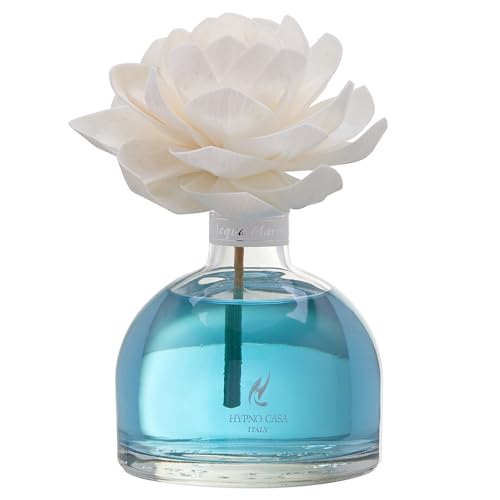 HYPNO CASA Diffusor mit Stäbchen mit weißer Blume 250 ml Meerwasser von HYPNO CASA