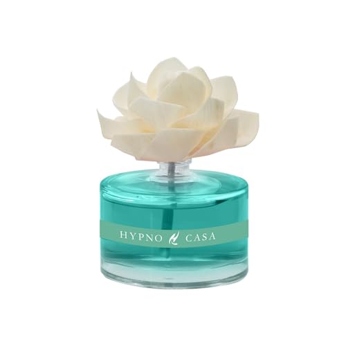 HYPNO CASA - Geschenkbox mit Raumduft mit Blume - 60 ml (Meerwasser) von HYPNO CASA