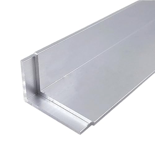 2 Stück Aluminium-L-Winkelstreifen, Aluminium-Kantendreieckprofil 15 × 10 × 2 × 500 mm - 25 × 15 × 2 × 500 mm for Halterungen und den industriellen Einsatz(20x15x2x500mm) von HYQING