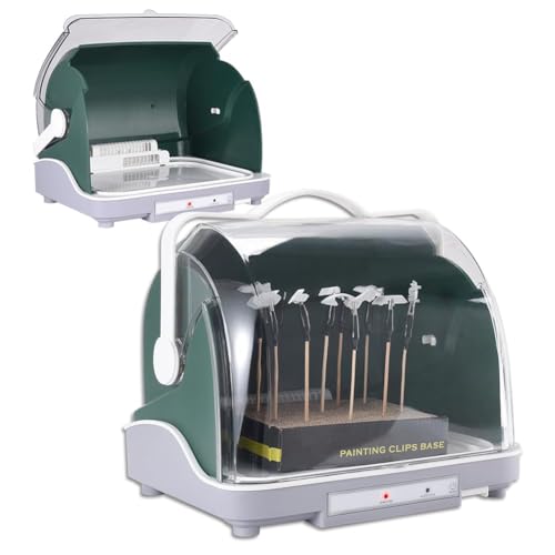 Modell-Lackier-Trocknerkabine, Airbrush-Trockenkabine, 120 W elektrische Airbrush-Sprühkabine mit Kalt-/Heißluft und Staubschutz, Modell-Lackier-Dehydrator-Trocknerkabine mit konstanter Temperatur Modell-Lackier-Trocknerkabine, Airbrush-Trockenkabine, 120 W elektrische Airbrush-Sprühkabine mit Kalt-/Heißluft und Staubschutz, Modell-Lackier-Dehydrator-Trocknerkabine mit konstanter Temperatur von HYQNG