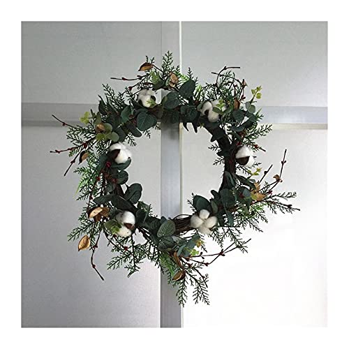 Blumenkranz, künstliche Kränze, Natürliche Baumwolle getrocknete künstliche Blumenkranz Simulation Blumenkranz Dekoration Home Tür hängen Dekor Blumenkranz, künstliche Kränze, Natürliche Baumwolle getrocknete künstliche Blumenkranz Simulation Blumenkranz Dekoration Home Tür hängen Dekor von HYQOUKLR