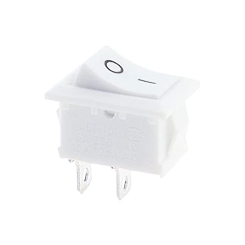 Drucktastenschloss, Wippschalter, 10 teile/los KCD1 2 Pin 250 V 3A Boot Schalter 21 * 15 Snap-in SPST ON Off Rocker Position schalter(11) von HYQOUKLR