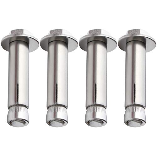 Expansionsschrauben, Beton-Expansionsbolzen aus Edelstahl mit externer Sechskantmutter, 4er-Pack, mehrere Größen(M6*70) von HYQOUKLR