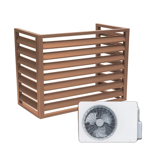 Gehäuse für Außenklimageräte, Abdeckung for Außengerät der Klimaanlage, verstärkter Rahmen aus Aluminiumlegierung, 47,2 x 27,6 x 59,1 Zoll von HYQOUKLR