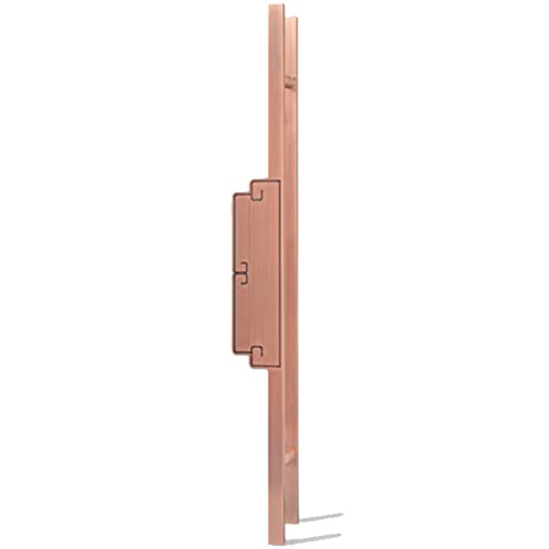 HYQOUKLR Doppelseitiger H-förmiger Haltegriff, Retro Aluminium Push Pull Schiebe Barn Türgriff Multicolor Mehrere Größen(Red Copper,40 Cm/15.7 in) von HYQOUKLR