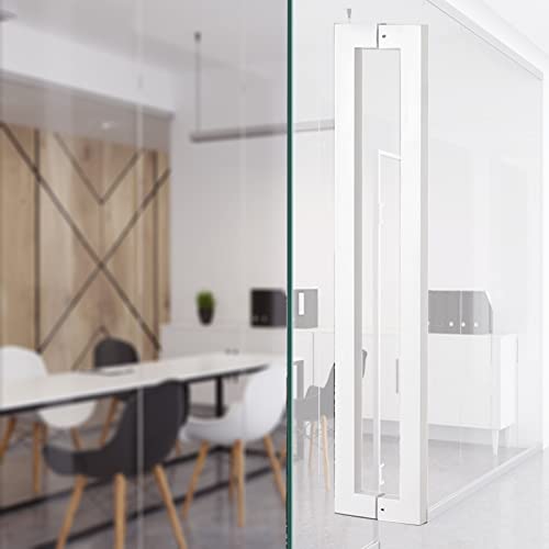 HYQOUKLR Doppelseitiger H-förmiger Haltegriff, Scheunentorgriff 304 Edelstahl 2er-Pack 60-150cm/24-59In Mehrfarbig(White,150Cm/59In) von HYQOUKLR