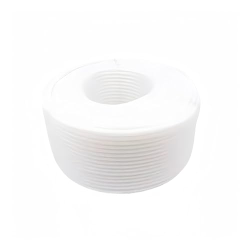 HYQOUKLR Isoliertes Wellrohr, flexibles Kabelrohr, Leitungsrohr-Kabelbaum-Draht-Einfädelung Kunststoff-Drahtschutzhülse(White,28mm) von HYQOUKLR
