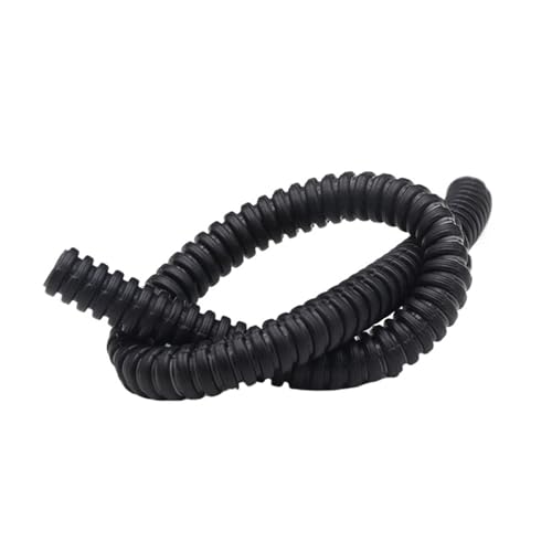 HYQOUKLR Isoliertes Wellrohr, flexibles Kabelrohr, PP-isoliertes Wellrohr, Drahtschlauch, Kunststoff, gewellt(13 x 10mm) von HYQOUKLR