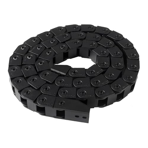 HYQOUKLR Nylon-Schleppketten, 1 Meter 10x10mm Innenmaß R28 Schwarz Kunststoff Flexible Nylon Schleppketten HYQOUKLR Nylon-Schleppketten, 1 Meter 10x10mm Innenmaß R28 Schwarz Kunststoff Flexible Nylon Schleppketten von HYQOUKLR