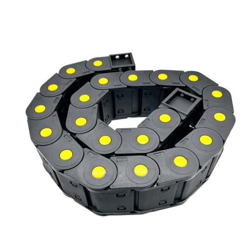 HYQOUKLR Nylon-Schleppketten, 1 Meter Umschließendes Nylonkabel, 35 mm Innenhöhe, 130 mm Innenbreite, 55 x 158 mm Außendurchmesser(R300) von HYQOUKLR