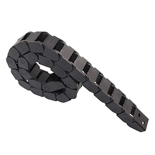 HYQOUKLR Nylon-Schleppketten, 10 x 15 mm L550 mm Kabelschlepp-Drahtträger mit Endverbindern von HYQOUKLR