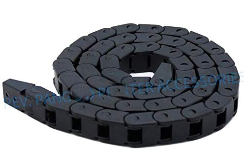 HYQOUKLR Nylon-Schleppketten, 10x15mm 1M Nicht aufklappbare Schleppkette aus Kunststoff(10x15 mm) von HYQOUKLR