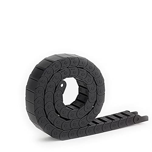 HYQOUKLR Nylon-Schleppketten, Halbgeschlossener Innenraum mit Öffnungsbremse, Kunststoff-Schleppseil, Getriebe(15x50 mm) von HYQOUKLR