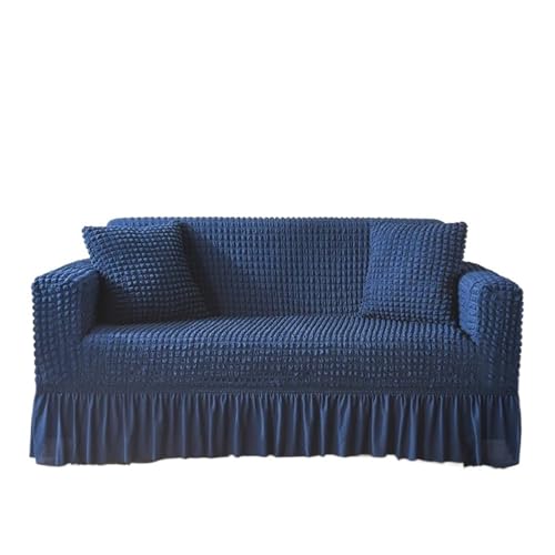 HYQOUKLR Sofabezug L-Form, Vatertagsgeschenk, Sofa-Stuhlbezug mit Rock for 1 2 3 4 Sitze(13,145x185cm) von HYQOUKLR