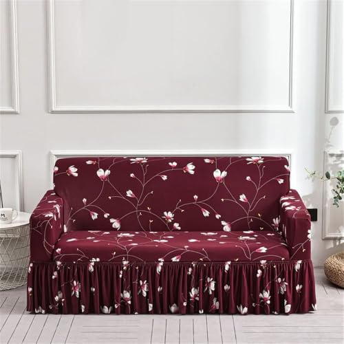HYQOUKLR Sofabezug L-Form, Vatertagsgeschenk, Sofarockbezug for 1 bis 4 Sitze, Mehrfarbig, mehrere Größen(Color 23,S) von HYQOUKLR