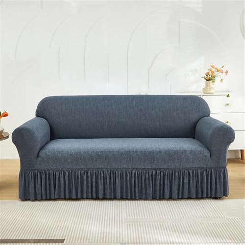 HYQOUKLR Sofabezug L-Form, Vatertagsgeschenk, Stretch-Spandex-Sofabezug mit Röcken for 1-4-Sitzer-Sofas(Aa3,XLarge) von HYQOUKLR