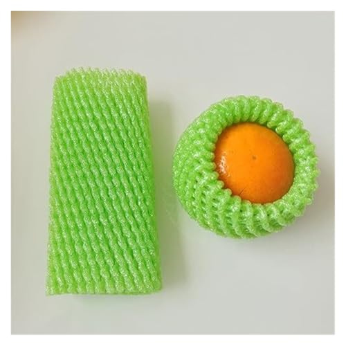 HYQOUKLR Stoßfeste Schutzhülle, Obstschutztaschen, 400 stücke 14 × 7 cm Stoßfest Elastische Anti Kollision Schaum Net Eier Gemüse Schützen Verpackung Mesh Tasche(Green) von HYQOUKLR